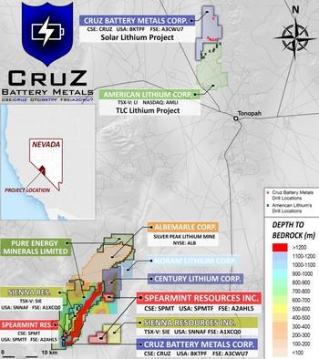 Phase-3 Drill Program Now Underway on the Solar Lithium Project in Nevada, Directly Bordering American Lithium Corp.: https://www.irw-press.at/prcom/images/messages/2023/69223/CRUZ_021023_ENPRcom.001.jpeg