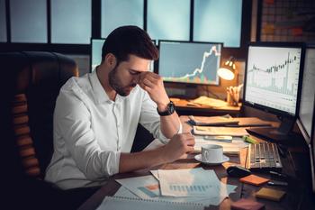 3 Struggling Stocks Investors Shouldn't Buy on the Dip: https://g.foolcdn.com/editorial/images/751022/a-frustrated-investor-reviewing-multiple-charts-and-reports.jpg