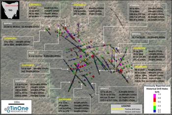 TinOne Reports Completion of Successful Phase 1 Drill Program and Discusses Future Plans for its Great Pyramid Tin Project, Tasmania, Australia: https://www.irw-press.at/prcom/images/messages/2023/69132/TinOne_20230202_ENPRcom.002.jpeg