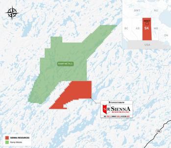 Sienna Significantly Increases Acreage of Stonesthrow Gold Project in Saskatchewan Bordering Ramp Metals Inc: https://www.irw-press.at/prcom/images/messages/2024/76294/july19draft2_PRcom.001.jpeg