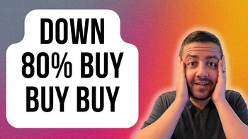 1 Growth Stock Down 80% You'll Regret Not Buying on the Dip: https://g.foolcdn.com/editorial/images/747224/down-80-buy-buy-buy.png