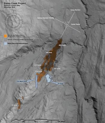 Skeena Extends Eskay Creek Rift with New Discovery Intersecting 4.46 g/t AuEq over 32.19 metres: https://www.irw-press.at/prcom/images/messages/2022/68053/01112022_EN_SkeenaDiscovery_FINAL2_Prcom.001.jpeg