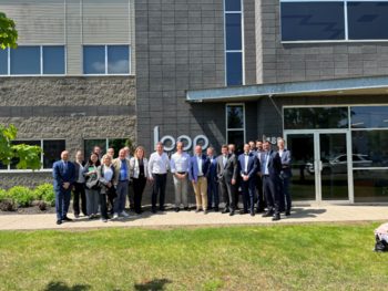 Franck Leroy, President of The Grand Est Region, Visits Loop Industries' Terrebonne, Quebec, Canada Facility: https://www.irw-press.at/prcom/images/messages/2023/70749/loopindustries_PRcom.002.png