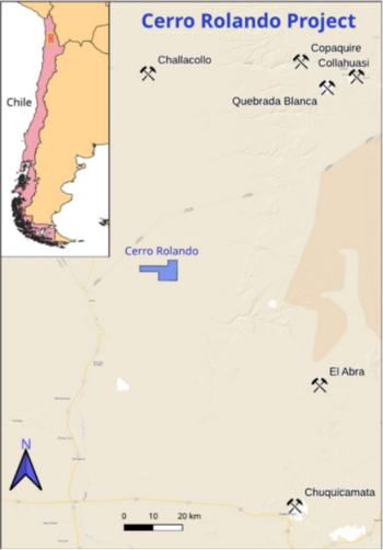 Hannan Signs Agreement with an Option to Acquire 100% of the Cerro Rolando Copper Porphyry Project in the Paleocene Metallogenic Belt of Northern Chile: https://www.irw-press.at/prcom/images/messages/2023/69742/HAN_21032023_ENPRcom.002.png