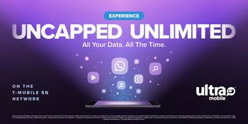 Ultra Mobile Eliminates Data Caps on Unlimited Plans: https://mms.businesswire.com/media/20241001799779/en/2259541/5/Uncapped-Article.jpg