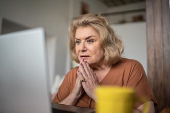 Think 65 Is the Best Age for Social Security? Here's Why You Should Rethink That Plan: https://g.foolcdn.com/editorial/images/773120/older-woman-computer-stress-gettyimages-1390895748.jpg