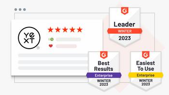 Yext Secures Top Spot in 10 of G2's Winter Grid® Reports: https://mms.businesswire.com/media/20230126005372/en/1696804/5/G2_Winter2023_BusinessWire_2400x1350.jpg